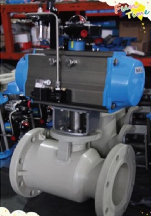 氣動法蘭式球閥